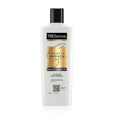 TRESemme,, Keratin & Argan Oil Smooth Conditioner Frizz Control 190 ml - Image 1 of 4