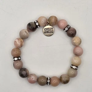 Kinsley Armelle Rainey Collection Strawberry Shortcake Bracelet Pink Opal Retire - Picture 1 of 7