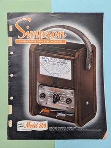 Vintage Simpson Instruments Catalog & Price List - Test Equipment - Picture 1 of 6
