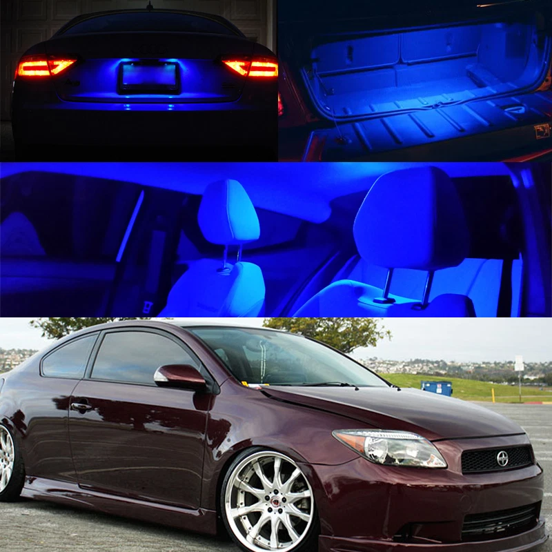 For 05-10 Toyota Scion tC BLUE LED Bulb Package Map Dome Trunk License Plate - Image 1 of 1