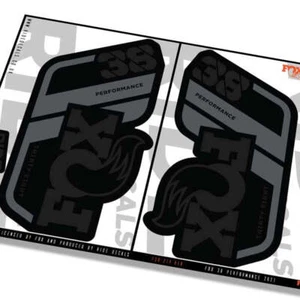 Fox 38 Performance 2021 Fork Decals - Black - Licensed by Fox - Bild 1 von 4