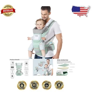 Ergonomic Infant Carrier with Hip Seat - Safe & Comfortable for Growing Babies - Picture 1 of 9