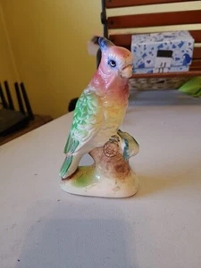 Vintage Porcelain Lorikeet.6 Inches Tall - Picture 1 of 8