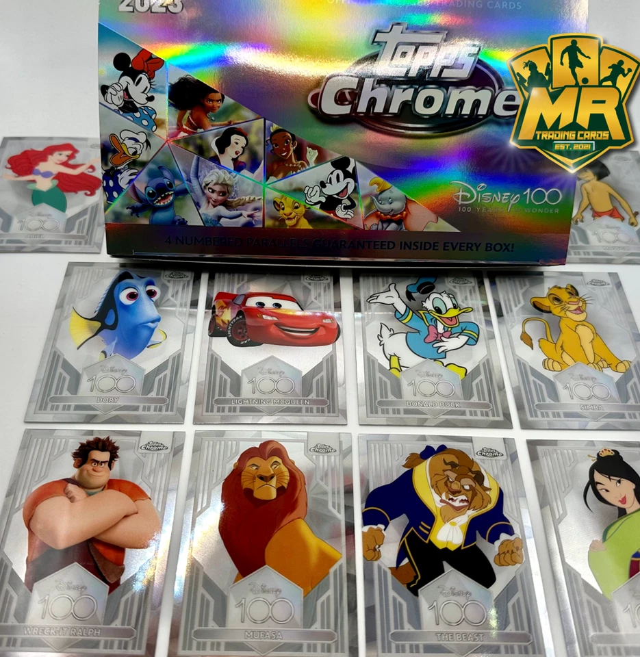 Topps Chrome Disney 100 # Einzelkarten Basis # Base Cards 1 - 100 aussuchen ✅ - Bild 1 von 1