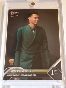2023 Topps Now Victor Wembanyama Rookie #0-1 Draft RC - Ready to Grade - Picture 1 of 2