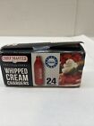 Chef Master 90061 Whipped Cream Chargers, Pack of 24 chargers