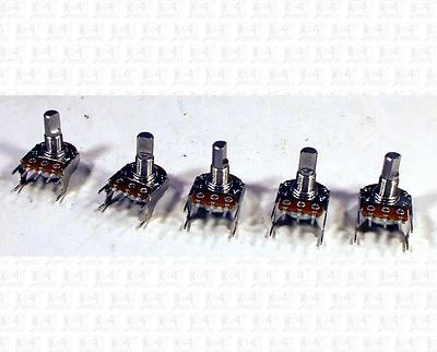 Alpha 50K Ohm Horizontal Mount Pot Potentiometers A50K A50K Lot Of 5 - Image 1 of 2