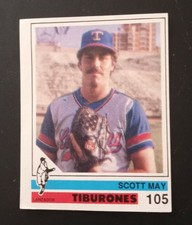 1988 Scott May RC Venezuelan Winter League Sticker #105