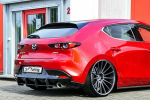 Juego de difusor de copa para Mazda 3 BP parachoques trasero divisor ABS - Imagen 1 de 7