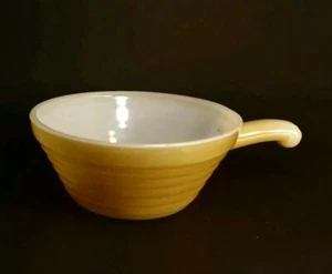 Vintage Anchor Hocking Fire King Pfirsich Glanz Bienenstock Suppenschüssel - Bild 1 von 9