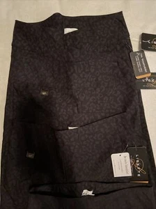 LISETTE MONTREAL Black Leopard On Black Size 0 Model 905 Flatter Control - Picture 1 of 12