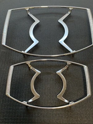 Vtg. Corning Ware Cradle Chrome Trivets Pyrex - Image 1 of 4