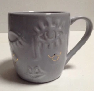 Taza/taza de café/té Starbucks 2016 gris sirena guiño con oro y obras de arte 3D - Imagen 1 de 6