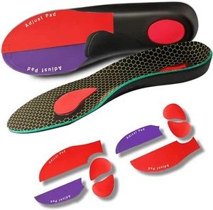 Inserciones ortopédicas ajustables/plantillas de soporte para arco hombres mujeres para fascitis plantar - Imagen 1 de 7