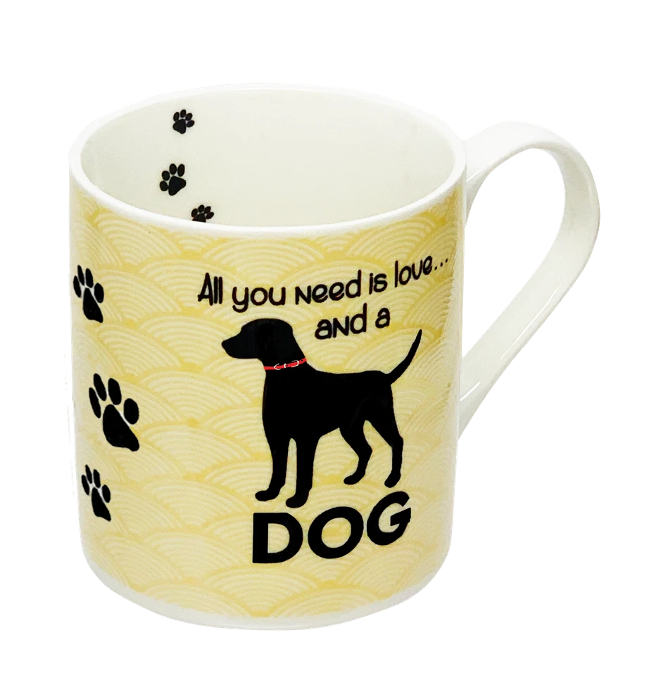 INSTANT GIFTS Pet Dog Mug - All You Need Is Love And A Dog