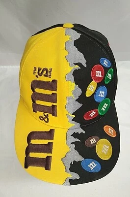 Vtg 90s NASCAR 36 Ernie Irvan M&M Racing Track Gear Adjustable Snapback Hat Cap - Image 1 of 4