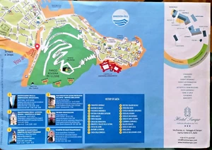 MAPPA PIANTA di GAETA e GAETA MEDIEVALE - Picture 1 of 2