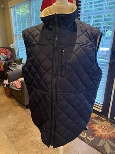 Southern Proper Vest Mens XL Navy Reversible Fleece (worn only a couple times) - Picture 1 of 9