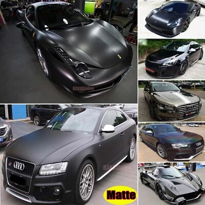 Car Motor Wrap 3D 5D Matte Chrome Pearl Glossy Holographic Vinyl Sticker Grey US - Изображение 1 из 4