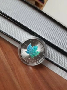 Maple leaf hologram coin silver  - Zdjęcie 1 z 1