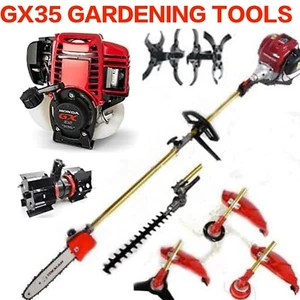 GX35 hedge trimmer weed wacker string 5 in 1 tiller gardening saw 4 strokes yard - Picture 1 of 4
