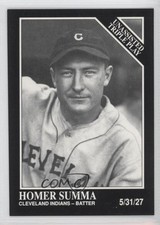 1991 The Sporting News Conlon Collection No MLB Logo on Back Homer Summa #205