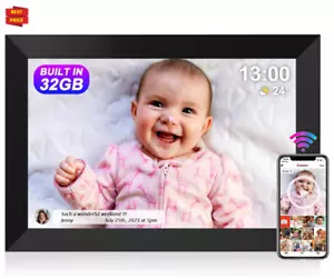 Digital Photo Frame WiFi 10.1 Inch Smart Cloud Digital Picture Frame with IPS - Picture 1 of 7
