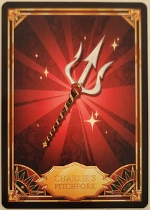 Tarjeta coleccionable Hazbin Hotel primera edición Charlie's Pitchfork 10/50 - Imagen 1 de 1