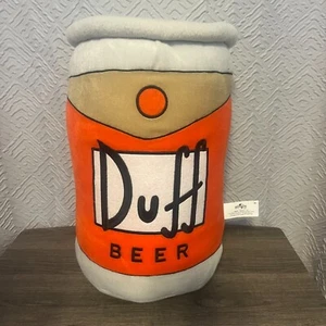 Simpsons Duff Beer Can Stuffed Plush Pillow 18 Inch Universal Studios 2022 EUC - Picture 1 of 9