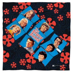 The Brady Bunch "Squares" Bandana 22" x 22" - Picture 1 of 1