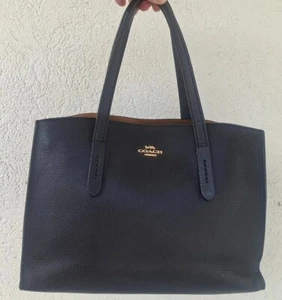 Coach 25137 Charlie Carryall Triple Compartment Leather Tote/Shoulder Bag EXC+++ - Picture 1 of 15