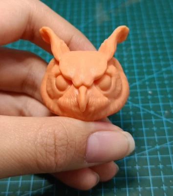 Modelo de cabeza de animal macho de búhos 1/6 1/24 1/12 1/18 para figura de acción de 12" Foto 1 de 4