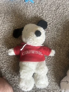 Carowinds - Erdnüsse Snoopy Plüschtier 14"" roter Hoodie - Bild 1 von 3