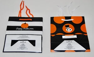 Nuevo sello 8 piezas Halloween pequeñas fiestas bolsas de regalo con asas 2 estilos 6,5X5,5 pulgadas - Imagen 1 de 7