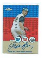 2005 Topps Finest-Jason Bay Refractor Autograph-Pittsburgh Pirates