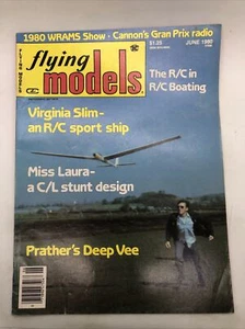 Vintage Flying Models Magazine June 1980 Prather's Deep Vee - Picture 1 of 4