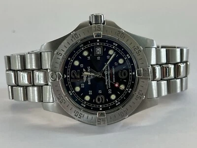 Reloj automático Breitling Superocean Steelfish esfera negra 44 mm A17390 Foto 1 de 4