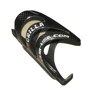 X-Lab Gorilla Carbon Fiber Water Bottle Cage Black Lightweight Bike Bicycle XLAB - Picture 1 of 9