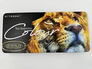 Hethrone Markers For Adult Coloring - 99 Colors Dual Tip Brush Pens Art Markers - Picture 1 of 2
