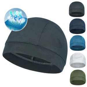Cooling Headwear Head Wrap Skull Cap Do Rag Bandana Headband Beanie Hat for Men - Picture 1 of 31