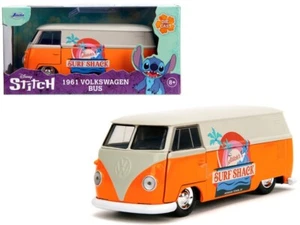 1961 Volkswagen Bus "Stitch's Surf Shack" Orange and Gray "Disney's Stitch" "Hol - Picture 1 of 2