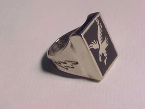 ANILLO VINTAGE SCREAMING EAGLE MOTOCICLISTA TALLA 8,5 - Imagen 1 de 4