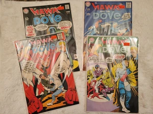 HAWK and the DOVE #1,2,3,5 - STEVE DITKO ART & COVER - DC COMICS/1968 - Foto 1 di 9