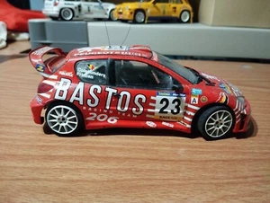 kit 1/24 monté built montato Rally Princen 206 WRC catalogne Bastos Team Kronos - Photo 1/7