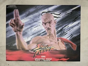 Sideshow Collectibles Street Fighter Oro 1:4 Statue Pop Culture Shock Rare NIB - Picture 1 of 13