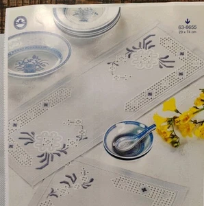 Permin Of Copenhagen Hardanger Tischläufer Set 63-8655 - Bild 1 von 7