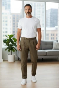 Canali for Bloomingdale’s Herren Anzughose, 36x30, braun, 100% Wolle, Italy - Bild 1 von 10