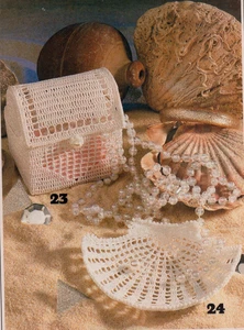 TRINKET CHEST AND SCALLOPED SHELL CROCHET PATTERN - Picture 1 of 1