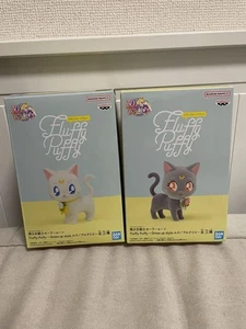 Bandai Fluffy Puffy Sailor Moon Luna Artemis 2-Piece Set Figure Brand new, w/box - Picture 1 of 24