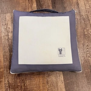 Nikken Reise Bettdecke Decke Pad Kissen Tragbar Reißverschluss mit Griff 57" x 49" - Bild 1 von 7